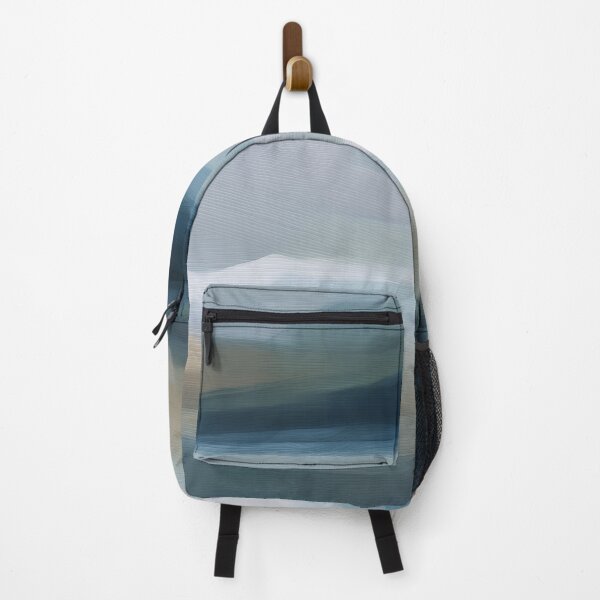 Item preview, Serene Minimalist Abstract Seascape in Soft Teal and Beige Tones designed and sold by EK-World.