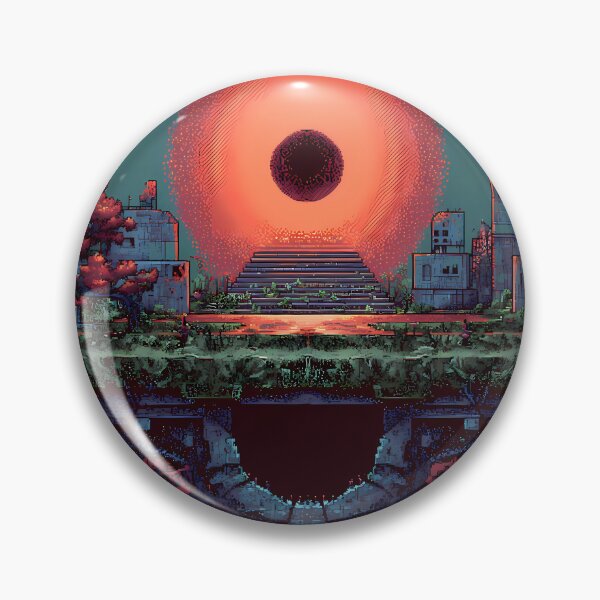 Item preview, Air Retro Pixel Art 8Bit Illustration Aesthetic Landscapes  designed and sold by ART ATTACK ZONE.