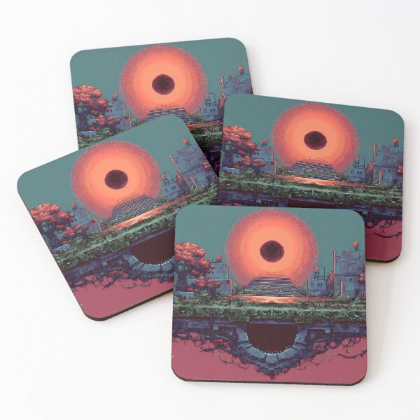 Item preview, Air Retro Pixel Art 8Bit Illustration Aesthetic Landscapes  designed and sold by ART ATTACK ZONE.