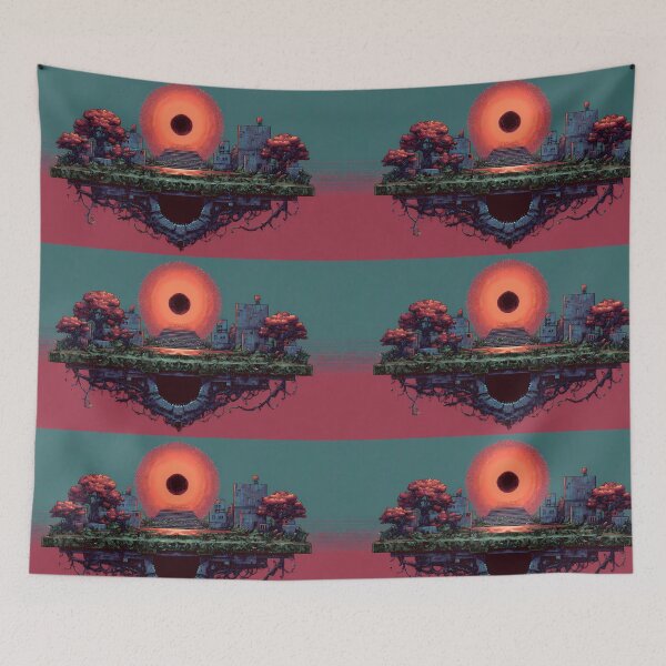 Item preview, Air Retro Pixel Art 8Bit Illustration Aesthetic Landscapes  designed and sold by ART ATTACK ZONE.