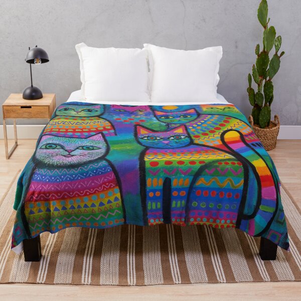 Item preview, Cute colourful cats designed and sold by Karin Zeller.