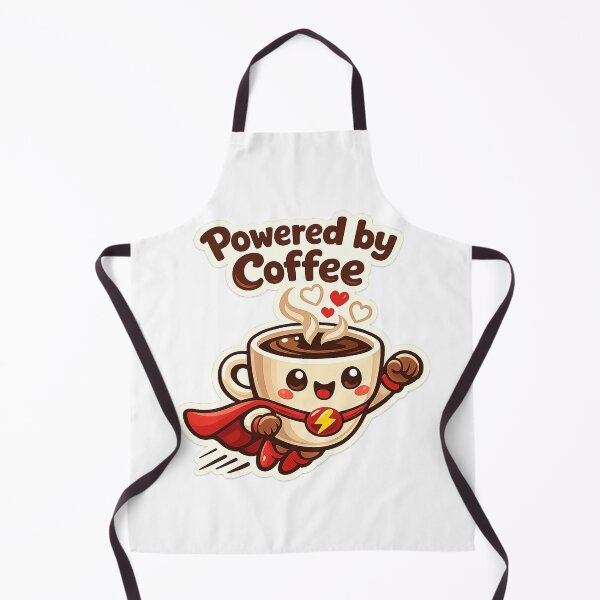 Item preview, Super Coffee - Powered by Caffeine Hero Sticker designed and sold by inaveed.