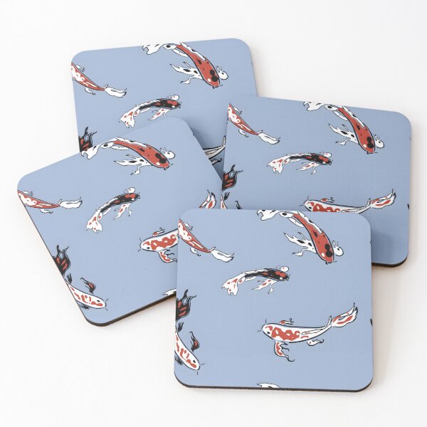 Item preview, Seamless fish pattern, Koi carp design designed and sold by LeedsArtStudio.