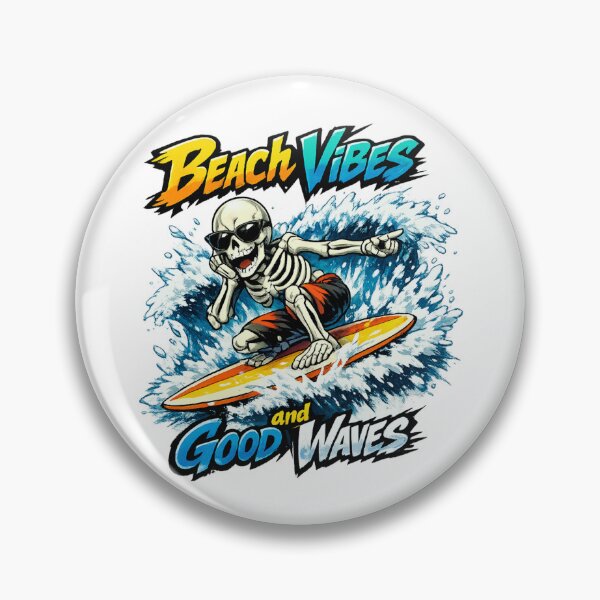 Item preview, Beach Vibes and Good Waves designed and sold by LuveraxArt.