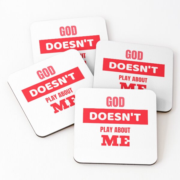 Item preview, GOD DOESN'T PLAY ABOUT ME designed and sold by BGTees1.