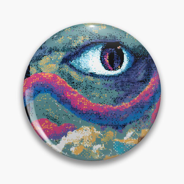 Item preview, Surreal Moon Retro Pixel Art 8Bit Illustration Aesthetic Landscapes  designed and sold by ART ATTACK ZONE.