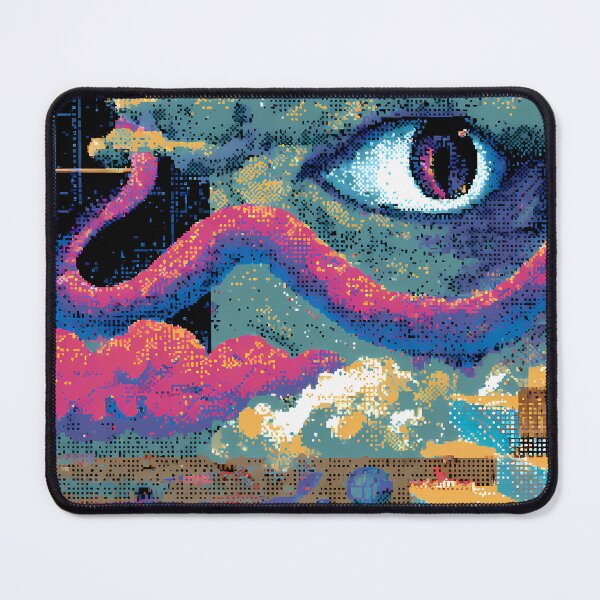 Item preview, Surreal Moon Retro Pixel Art 8Bit Illustration Aesthetic Landscapes designed and sold by ART ATTACK ZONE.