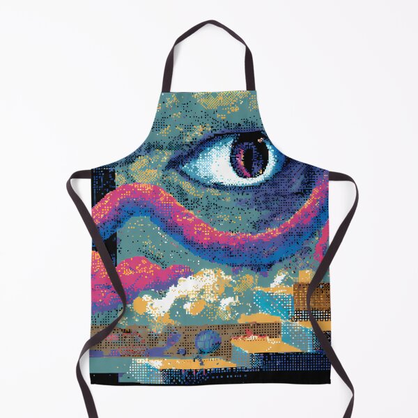 Item preview, Surreal Moon Retro Pixel Art 8Bit Illustration Aesthetic Landscapes designed and sold by ART ATTACK ZONE.
