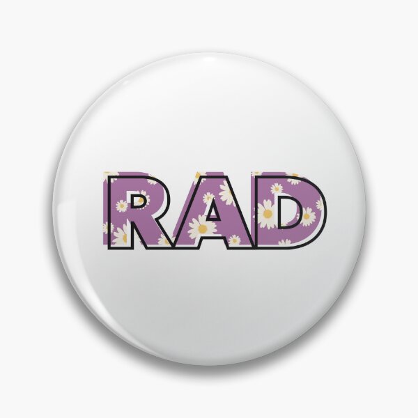 Item preview, RAD flower text designed and sold by Rad and Reading.