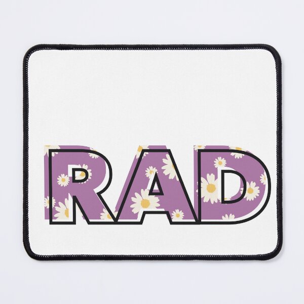 Item preview, RAD flower text designed and sold by Rad and Reading.