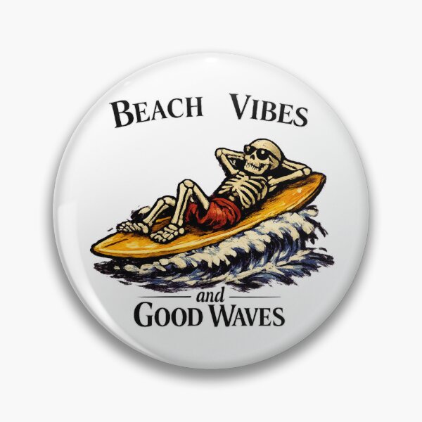 Item preview, Beach Vibes and Good Waves designed and sold by LuveraxArt.