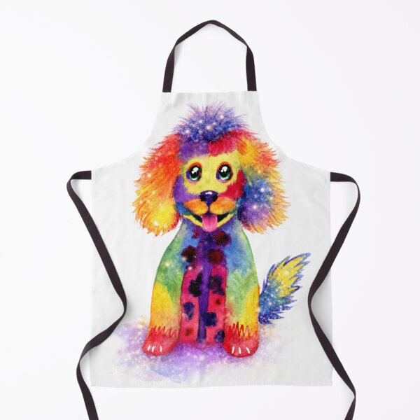 Item preview, Dazzling Dog - A joyful pup bursting with colour, sparkle and personality designed and sold by LKBMCreative.