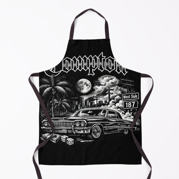 Item preview, Compton 90s Lowrider Vibes – Black & White designed and sold by EmesWorks.