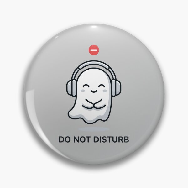 Item preview, Ghost Do Not Disturb Introvert Mode designed and sold by Quiet Mode Studio.