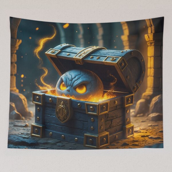 Item preview, Mimic Chest - The Dungeon Treasure Trap designed and sold by Lucid Dream Pixel.