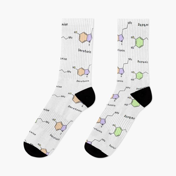 Item preview, Walk on Happiness: Serotonin & Dopamine Pattern designed and sold by RegulateFirst.