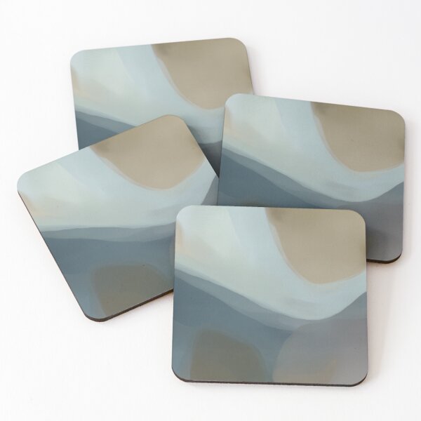 Item preview, Dreamy Ethereal Abstract in Soft Pastel Blues and Beiges designed and sold by EK-World.