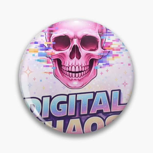 Item preview, Didgital chaos skull designed and sold by MoosElkPL.