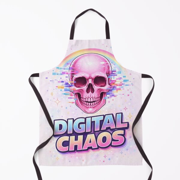 Item preview, Didgital chaos skull designed and sold by MoosElkPL.