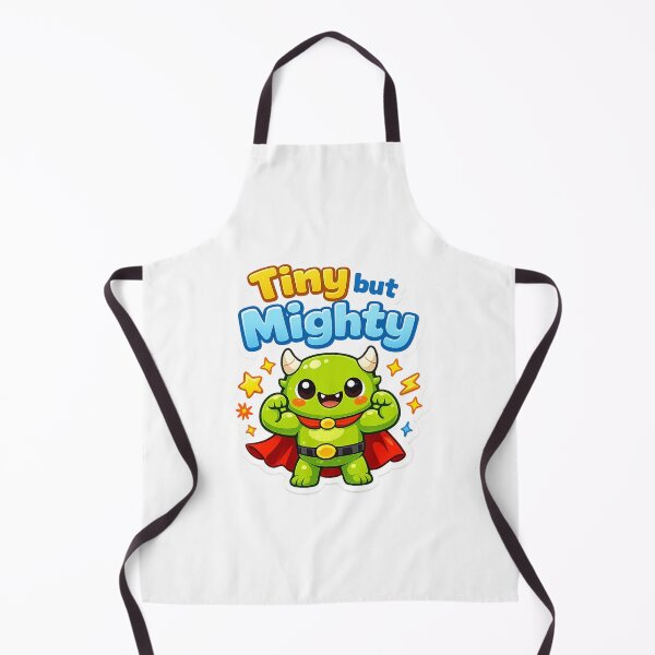 Item preview, Tiny But Mighty Cute Green Monster Superhero designed and sold by inaveed.