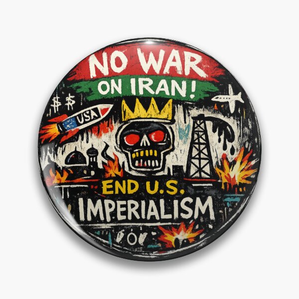 Item preview, No War on Iran! End U.S. Imperialism designed and sold by DIRTYDUNNZ.