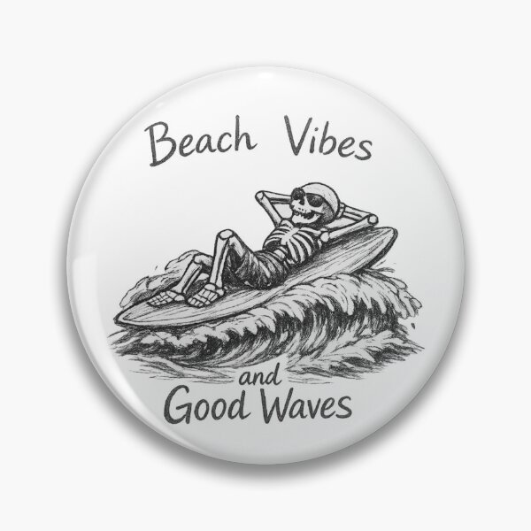Item preview, Beach Vibes and Good Waves designed and sold by LuveraxArt.