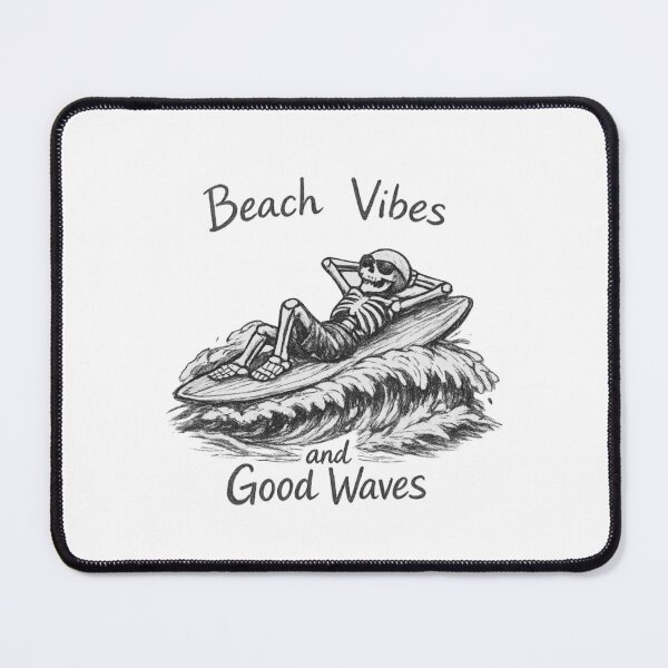 Item preview, Beach Vibes and Good Waves designed and sold by LuveraxArt.