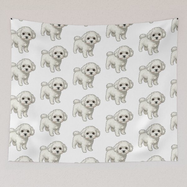 Item preview, Cute White Bichon Frise Dog   designed and sold by TeeARTHY.