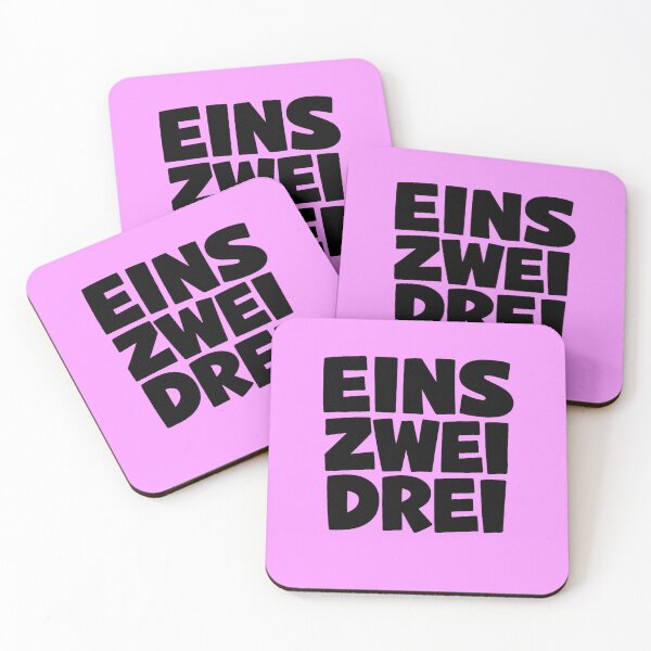 Item preview, Eins Zwei Drei Bold Typography Shirt – Retro Electronic Style Text Design designed and sold by supernova-tees.