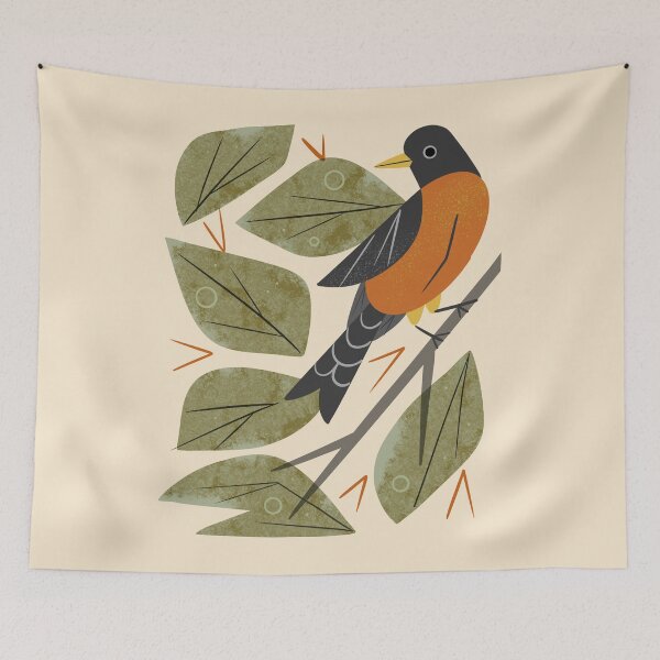 Item preview, Perching Robin designed and sold by Renea L Thull.
