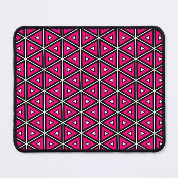 Item preview, Seamless pink triangle pattern, modern style geometric art designed and sold by LeedsArtStudio.