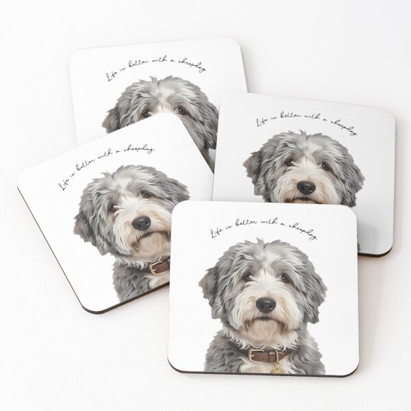 Item preview, Life is Better with a Sheepdog designed and sold by The Artful Paw.