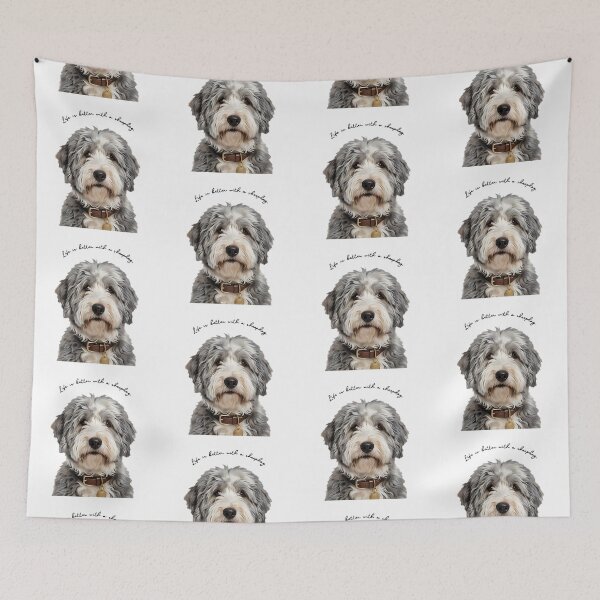 Item preview, Life is Better with a Sheepdog designed and sold by The Artful Paw.
