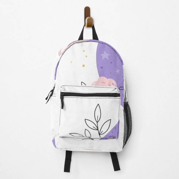 Item preview, Cute Owl Sleeping on Purple Moon – Kawaii Night Animal Illustration designed and sold by Shopchid.