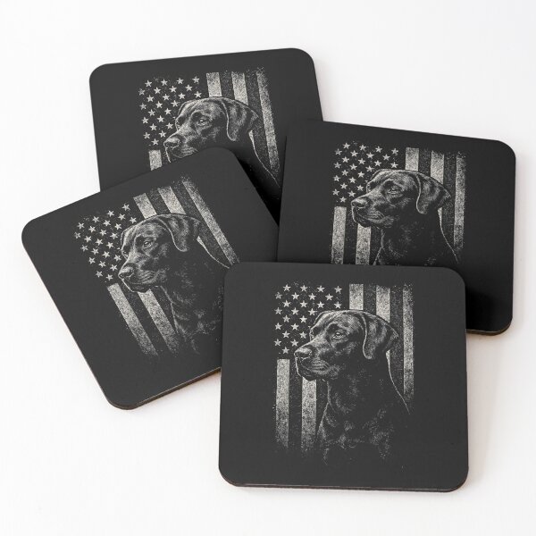 Item preview, Patriotic USA Flag Black Labrador Lab Owners designed and sold by Goleon12.