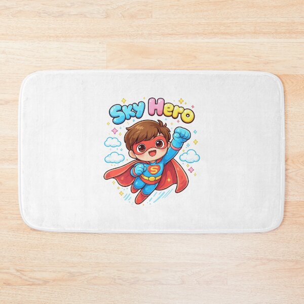 Item preview, Cute Sky Hero Super Boy - Kawaii Flying Superhero designed and sold by inaveed.