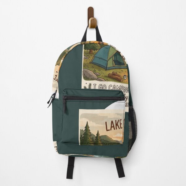 Item preview, Lake Camp Life Shirt – Funny Camping Quote Tee | “I Go Camping to Disconnect” designed and sold by JonasBeanTees.