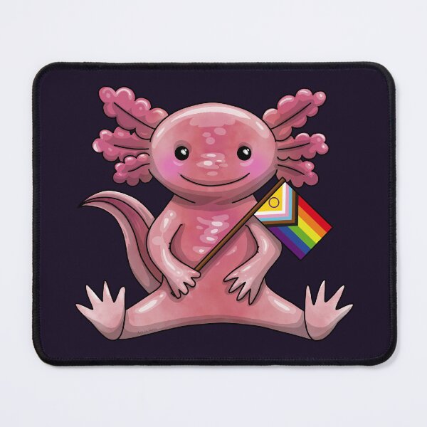 Item preview, Progress Pride Axolotl designed and sold by Art by Veya.