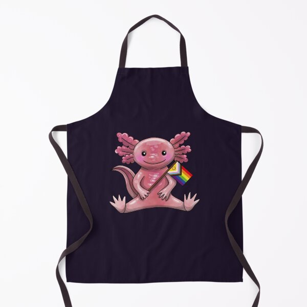 Item preview, Progress Pride Axolotl designed and sold by Art by Veya.