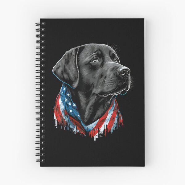 Item preview, USA 4th of July Black Patriotic American Labrador Retriever designed and sold by Goleon12.