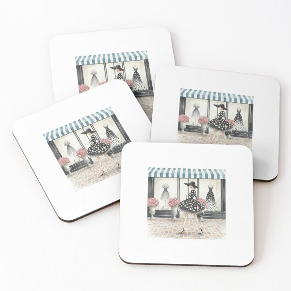 Item preview,  Parisian Afternoon in Polka Dots Watercolor designed and sold by Scarlett's This and That .