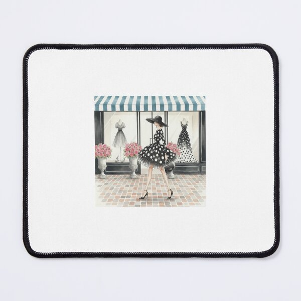 Item preview,  Parisian Afternoon in Polka Dots Watercolor designed and sold by Scarlett's This and That .