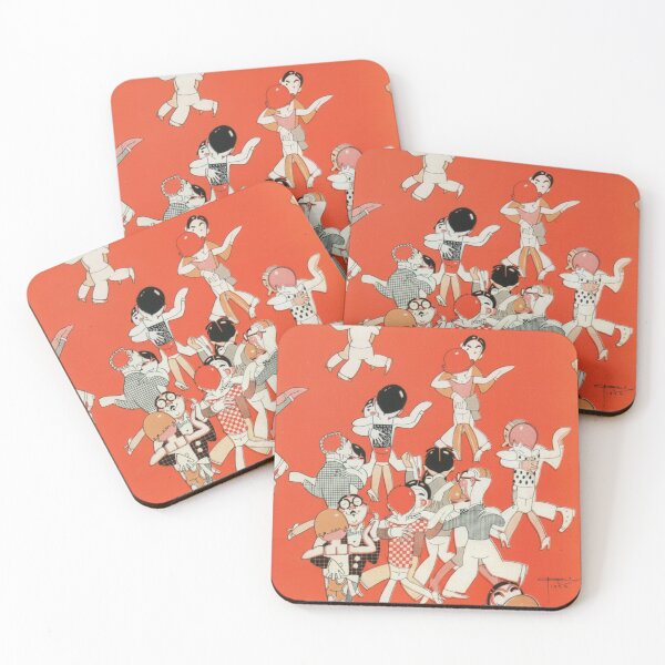 Item preview, Art Deco Illustration Dancing Figures Modernist Vintage Art Lovers designed and sold by RickE.