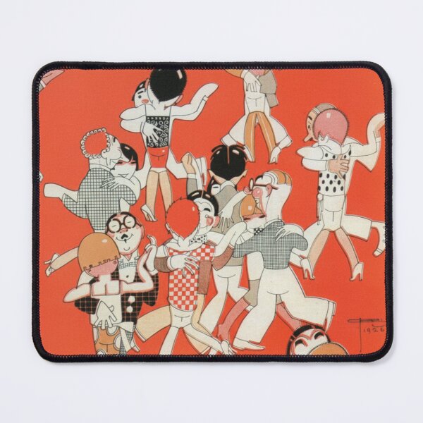Item preview, Art Deco Illustration Dancing Figures Modernist Vintage Art Lovers designed and sold by RickE.