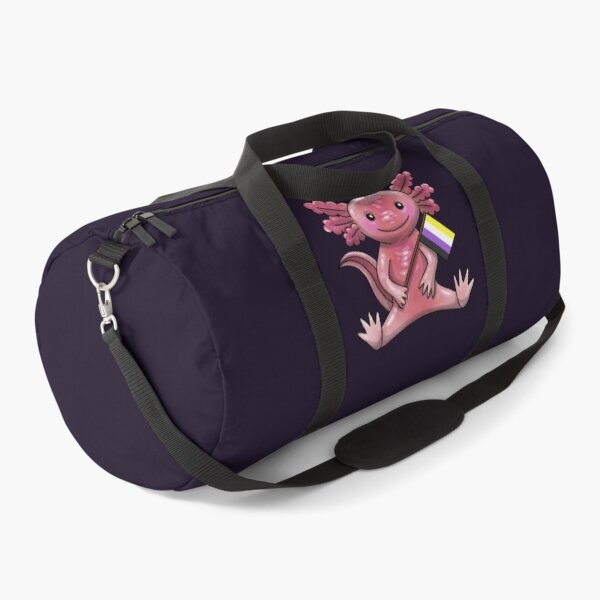 Item preview, Enby Pride Axolotl designed and sold by Art by Veya.