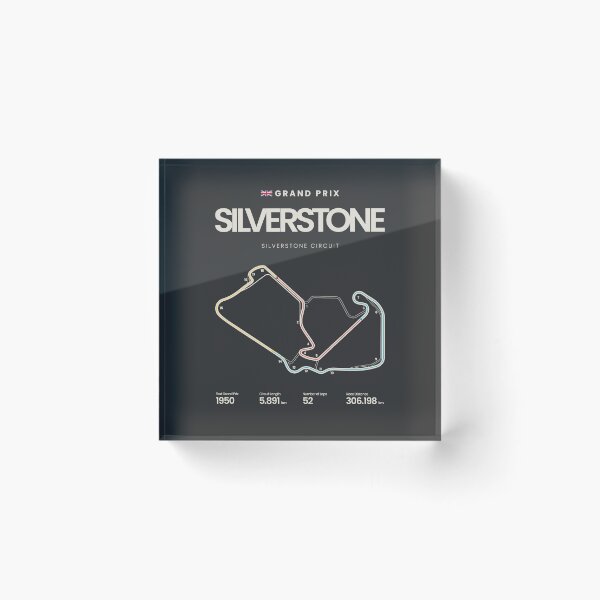 Item preview, Silverstone Circuit | British Grand Prix Motorsports Circuit Map designed and sold by aio.