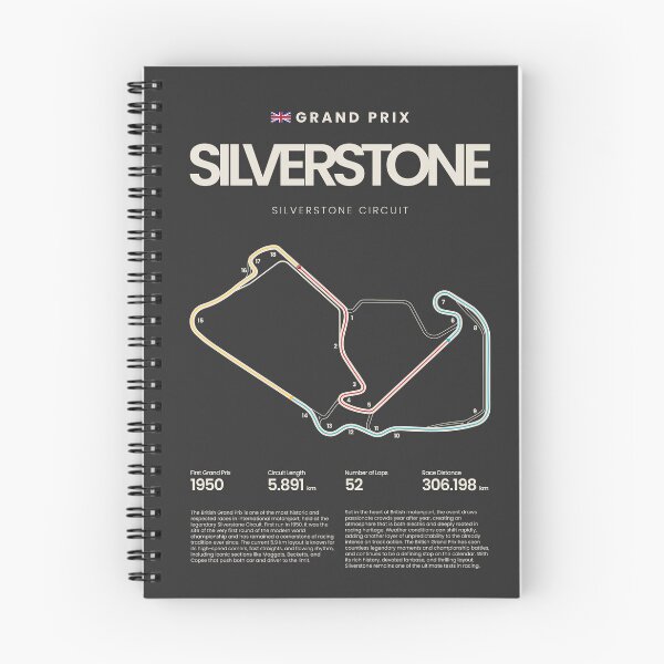 Item preview, Silverstone Circuit | British Grand Prix Motorsports Circuit Map designed and sold by aio.