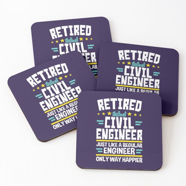 Item preview, Retired Civil Engineer Just Like a Regular Engineer Only Way Happier designed and sold by jaygo.