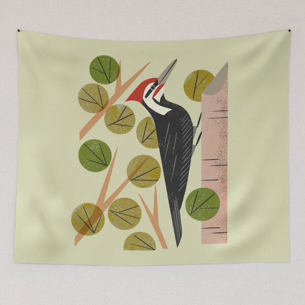 Item preview, Woodpecker in Aspen designed and sold by Renea L Thull.
