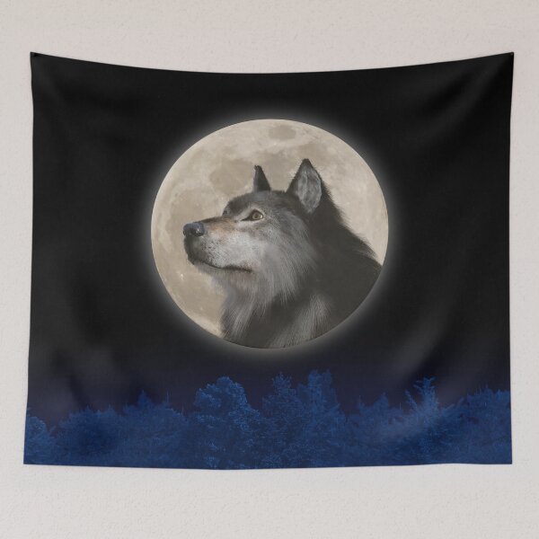 Item preview, Tmber wolf forest designed and sold by Dingo-Digital.